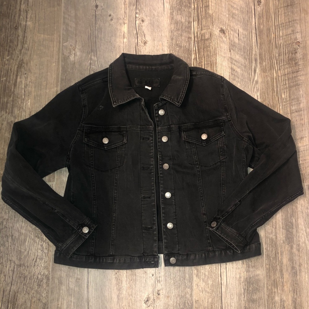 Maurices Black Jean Jacket